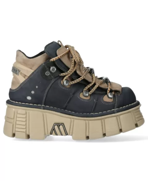 New Rock 106^Ankle Boot Metallic M-106-C24