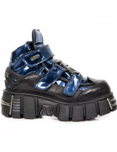 New Rock 285^Ankle Boot Metallic M-285-C10