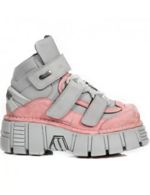 New Rock 285^Ankle Boot Metallic M-285-C26