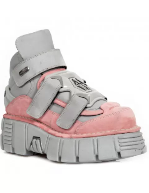 New Rock 285^Ankle Boot Metallic M-285-C26