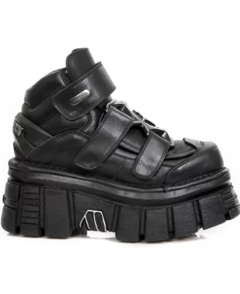 New Rock 285^Ankle Boot Metallic M-285-C42