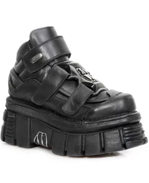 New Rock 285^Ankle Boot Metallic M-285-C42