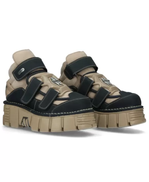 New Rock 285^Ankle Boot Metallic M-285-S21