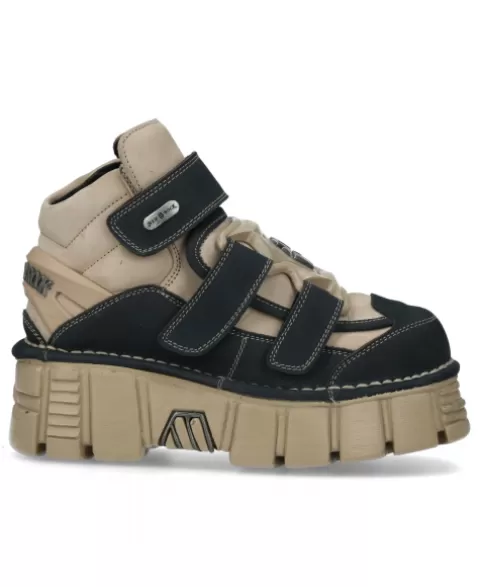 New Rock 285^Ankle Boot Metallic M-285-S21