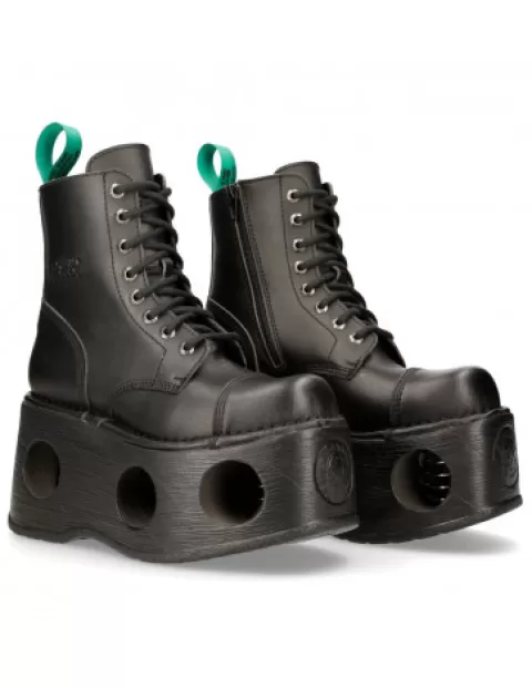 New Rock High heels^Ankle Boot Metallic M-Mili083C-V3