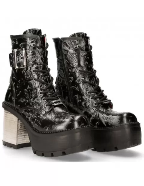 New Rock High heels^Ankle Boot Seventy M-Seve03-C1