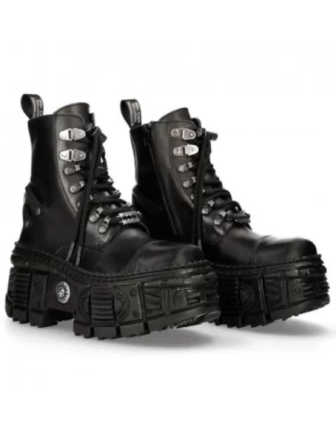 New Rock Platform | Platform^Ankle Boot Tank M-Wall047-C1