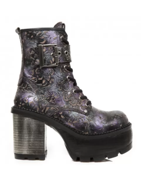New Rock High heels^Ankle Boot Trail M-Seve03-C8