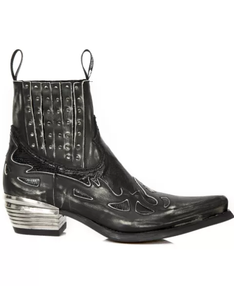 New Rock Western | Western^Ankle Boot West M-Wst047-S2