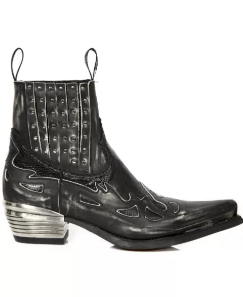 New Rock Western | Western^Ankle Boot West M-Wst047-S2