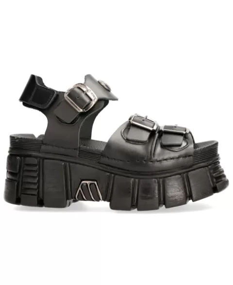 New Rock Sandals | Sandals^Bio Black Tower  M-Bios101Sf-C1