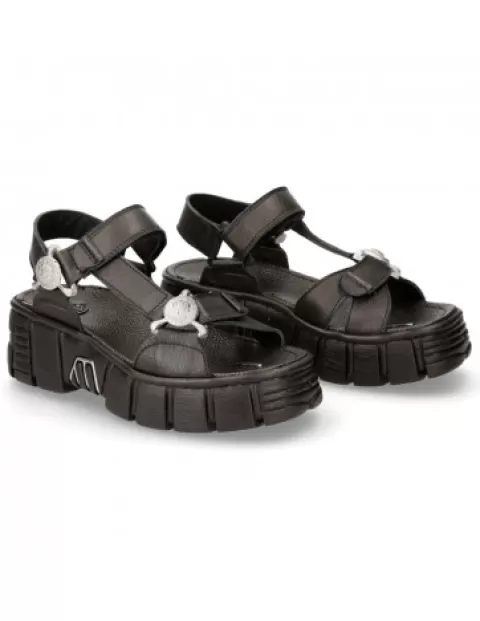 New Rock Sandals | Sandals^Black Tower  M-Bios130-C1