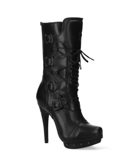 New Rock Boots | Boots^Boot Black Platf.  M-9373-C37