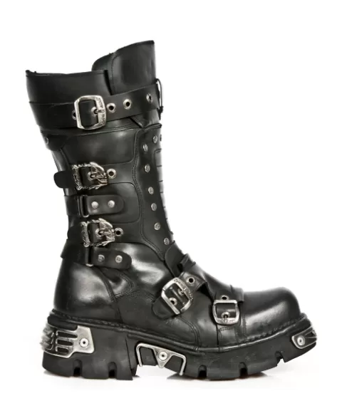 New Rock Boots | Boots^Boot Black Reactor  M-1020-S2