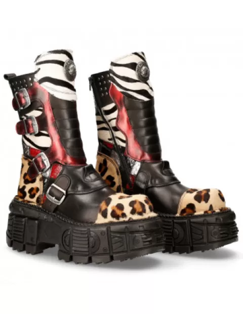 New Rock Platform | Platform^Boot  Imperfect  M-Met008-C1