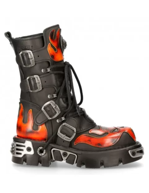 New Rock Boots | Boots^Boot Metallic M-107-S1