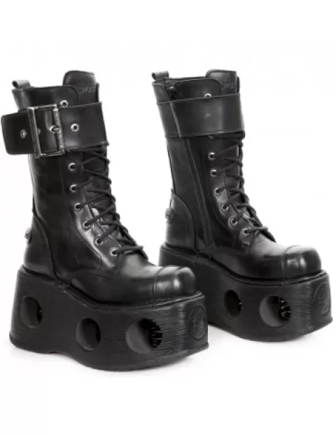 New Rock High heels^Boot Metallic M-312-C12