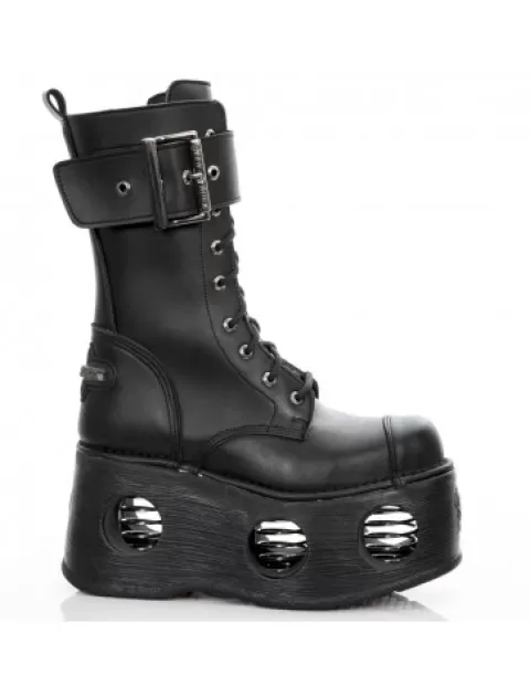 New Rock High heels^Boot Metallic M-312-V1