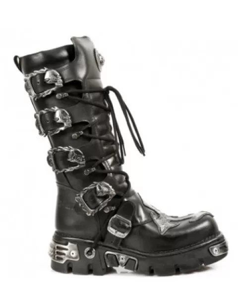 New Rock Boots | Boots^High Boot Black Reactor M-403-S1