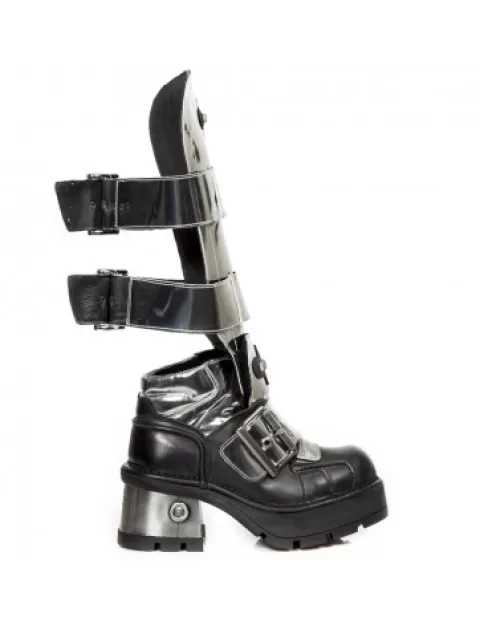 New Rock Boots | Boots^High Boot Metallic M-1515-C3