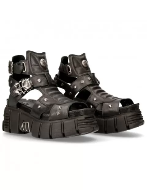 New Rock Sandals | Sandals^Metallic M-Bios104-C7