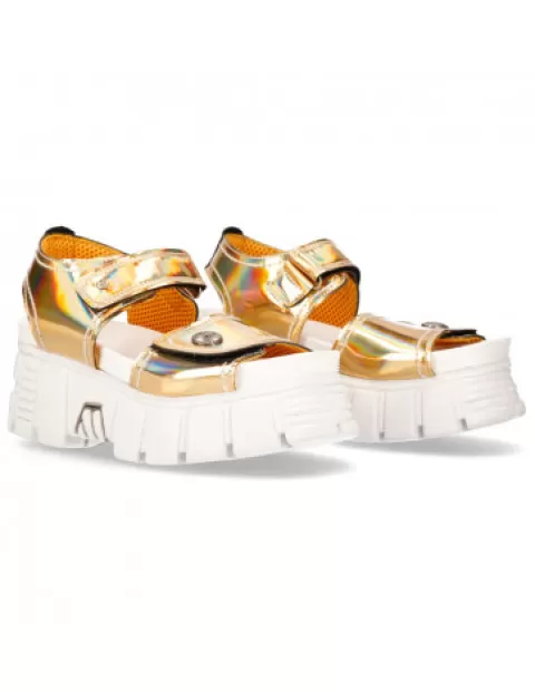 New Rock Sandals | Sandals^Metallic M-Bios105-C2