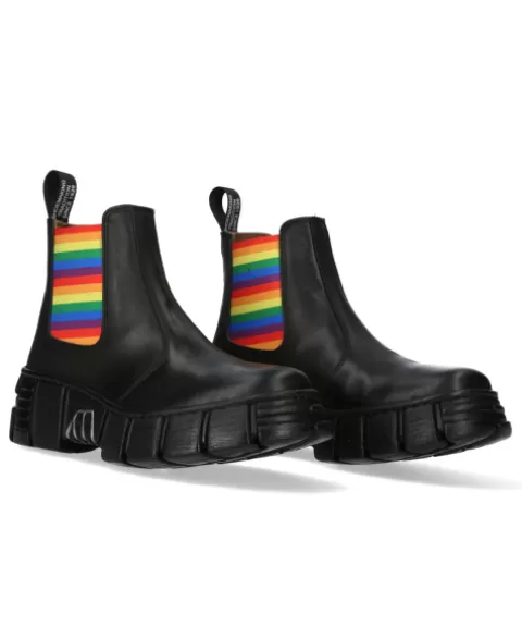 New Rock Booties | Booties^M-WALL007-C35