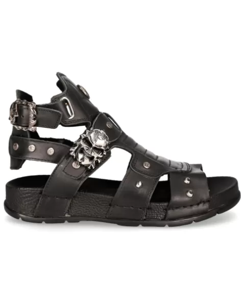 New Rock Sandals | Sandals^Sandal Black M-Bio17-S1