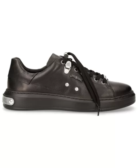 New Rock Street wear^Shoe Black B-Light With Laces M-Pisa101-S51