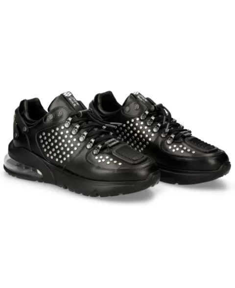 New Rock Sneakers^Shoe Black Extralight With Laces M-Chrono009-S1