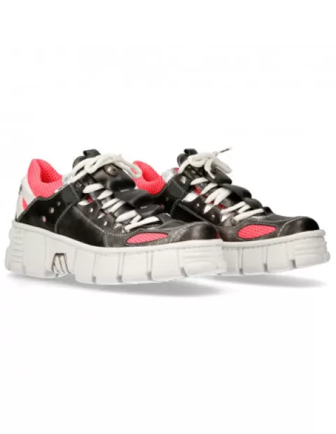 New Rock Wall | Sneakers^Shoe  Tower With Laces M-Wall002-C10