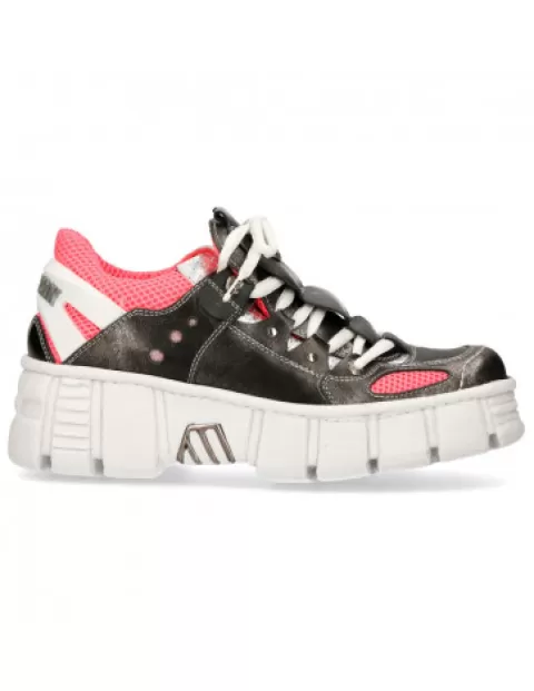 New Rock Wall | Sneakers^Shoe  Tower With Laces M-Wall002-C10
